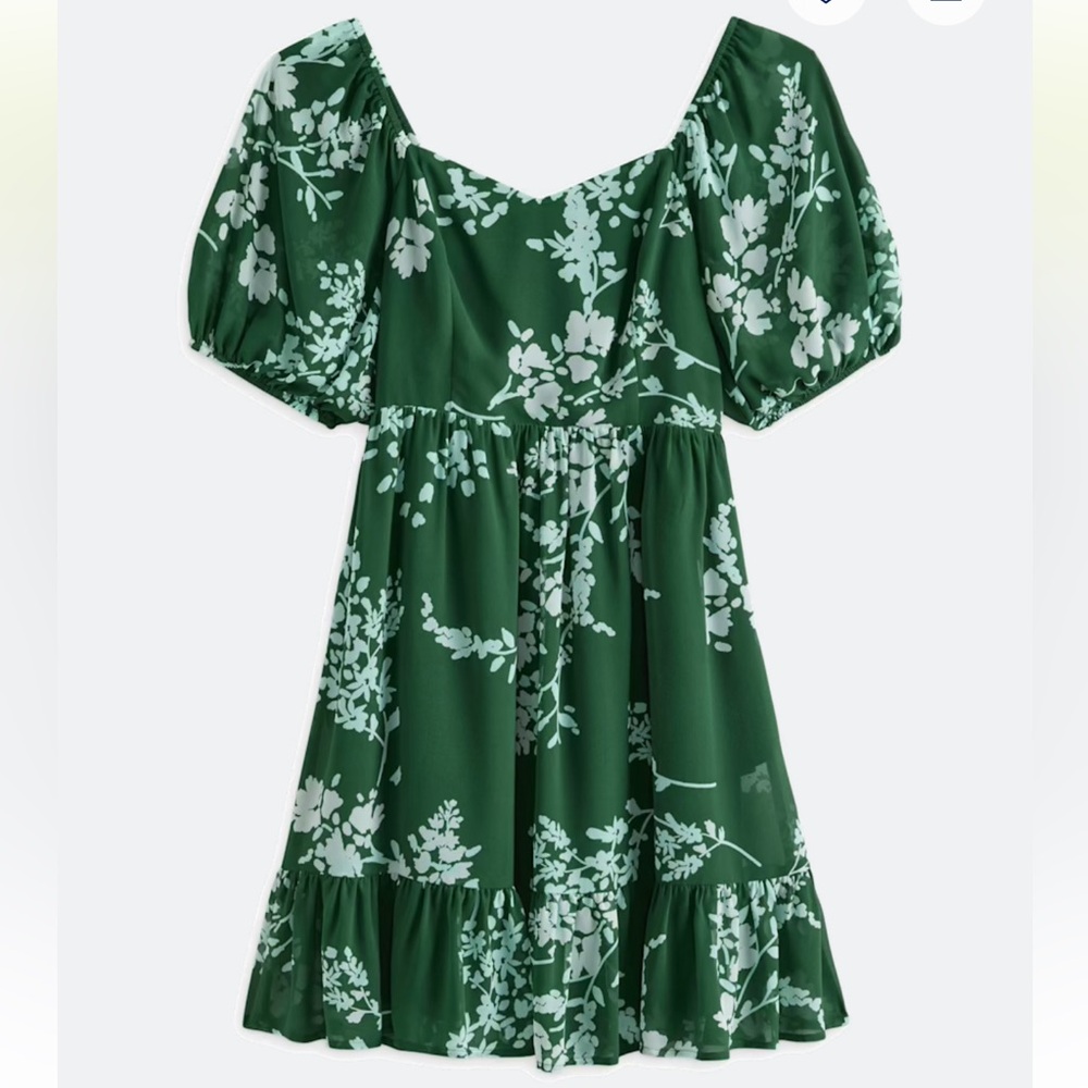 Ausha Puff Sleeve Dress